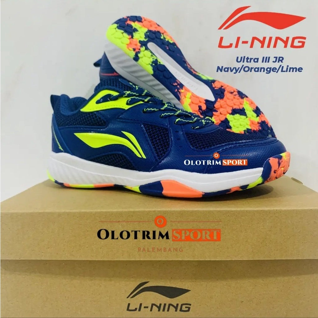 Sepatu Badminton ANAK Lining Li-Ning Junior ULTRA III JR Original