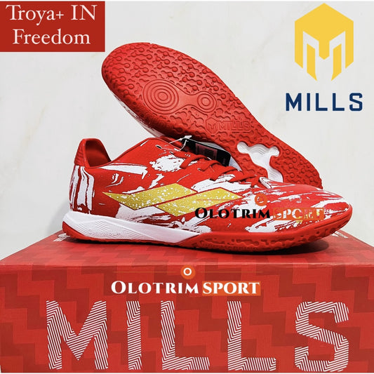 [Limited Edition] Sepatu Futsal Mills Troya+ IN Freedom Pack Original
