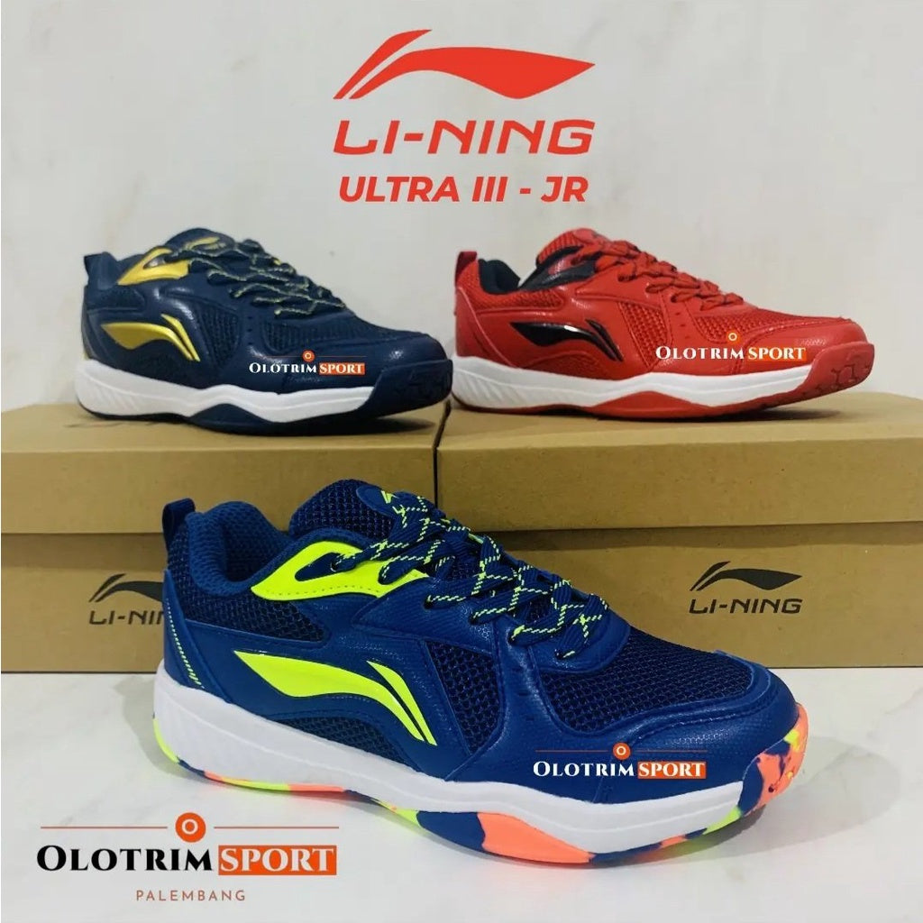 Sepatu Badminton ANAK Lining Li-Ning Junior ULTRA III JR Original