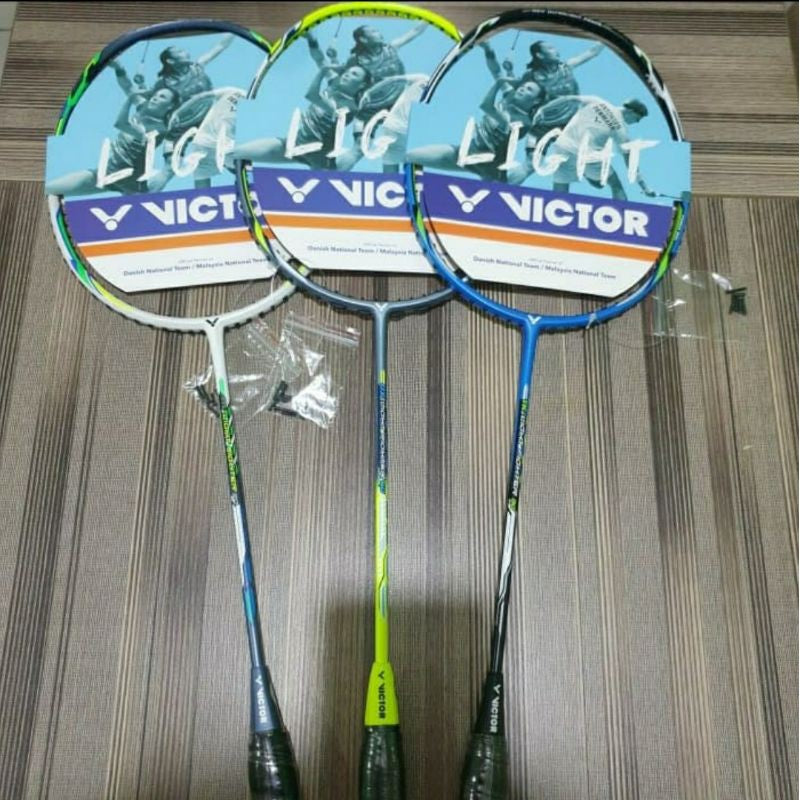 Raket Badminton Victor Light Fighter TK30 DX60 ARS80 Original