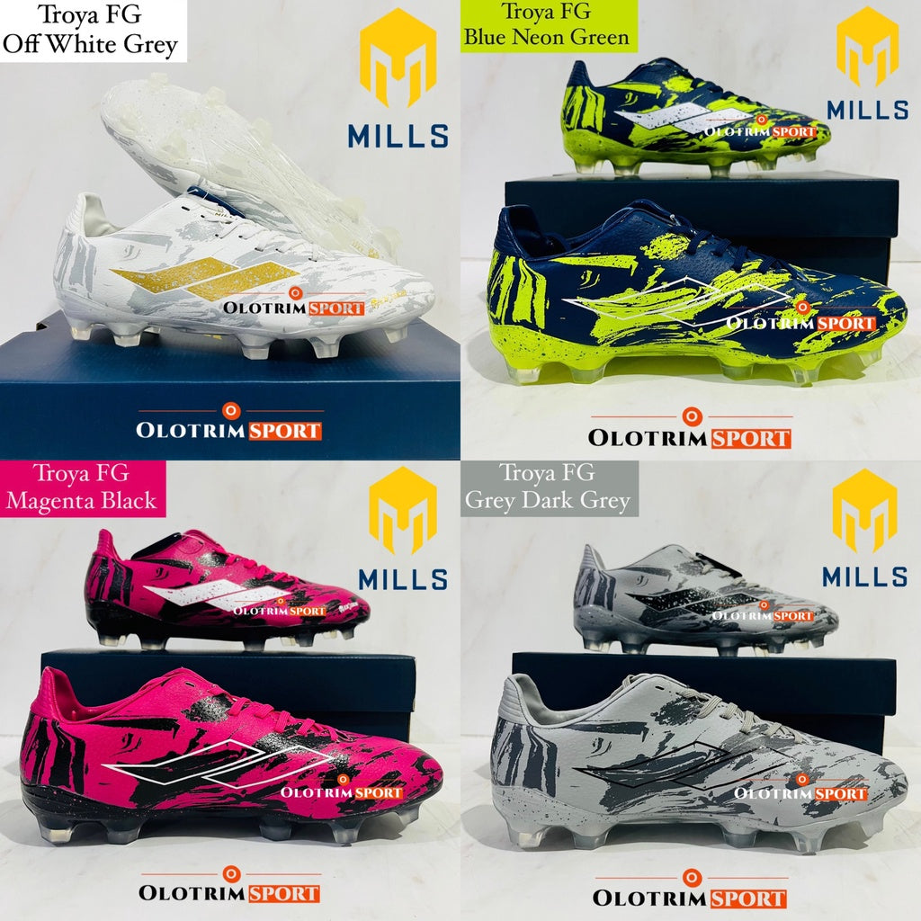 Sepatu Sepak Bola Mills Troya FG Original