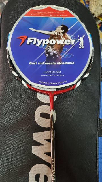 Raket Badminton Flypower Tornado 900 900N 900 N Original Bonus Tas dan Kaos