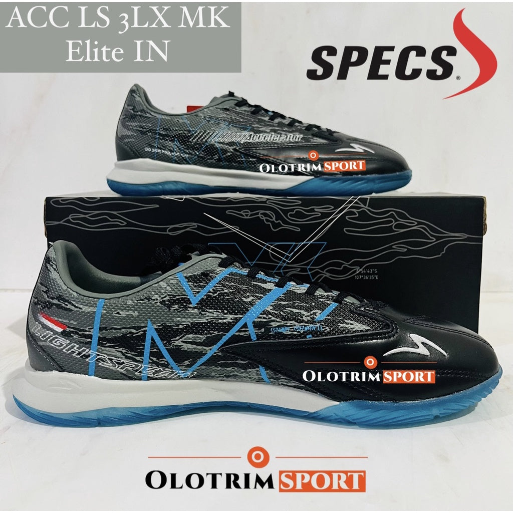 Sepatu Futsal Specs Accelerator Lightspeed 3 LX 3lx Elite IN MK Marc Klok LIMITED EDITION Original