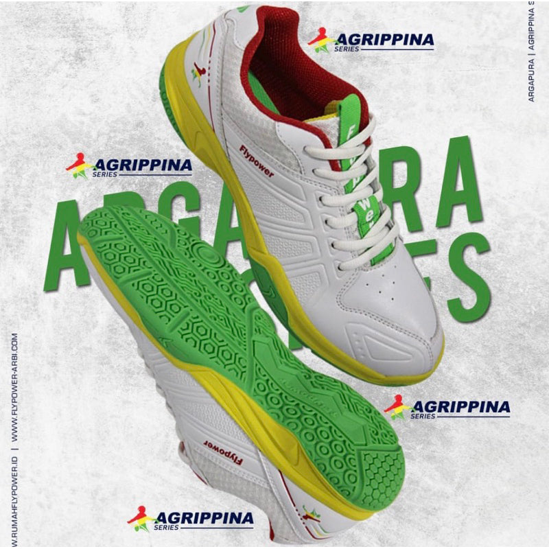 Sepatu Badminton Anak FlyPower Kalasan ARGAPURA AGRIPINA Junior Jr Special Limited Edition Original